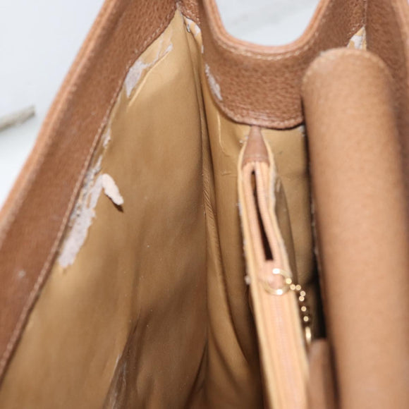 GUCCI Bamboo Tote Bag Suede Leather Brown Gold 002 1186 0259 Auth bs34551