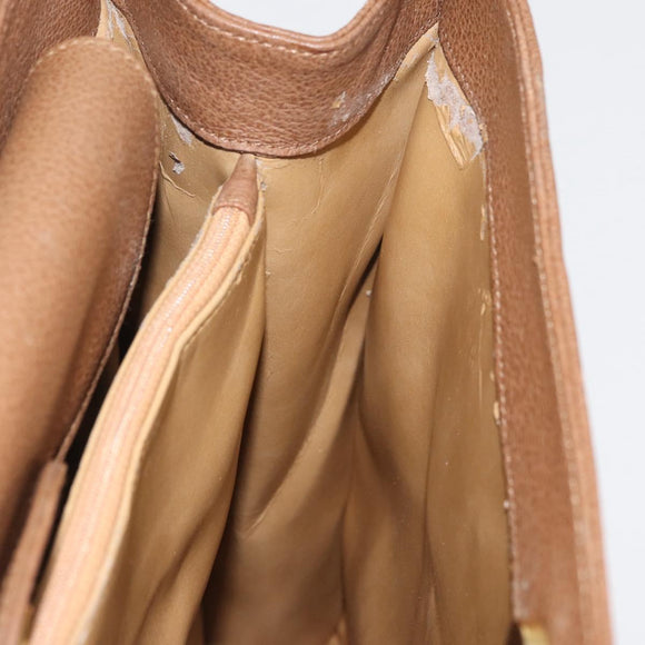 GUCCI Bamboo Tote Bag Suede Leather Brown Gold 002 1186 0259 Auth bs34551