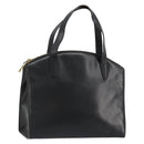 GUCCI Hand Bag Leather Black Gold 000 2058 0569 0 Auth bs34553-1
