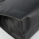 GUCCI Hand Bag Leather Black Gold 000 2058 0569 0 Auth bs34553-11