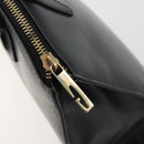 GUCCI Hand Bag Leather Black Gold 000 2058 0569 0 Auth bs34553-14