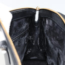 GUCCI Hand Bag Leather Black Gold 000 2058 0569 0 Auth bs34554-18
