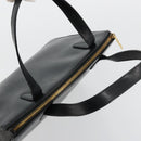 GUCCI Hand Bag Leather Black Gold 000 2058 0569 0 Auth bs34554-6