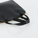 GUCCI Hand Bag Leather Black Gold 000 2058 0569 0 Auth bs34554-7