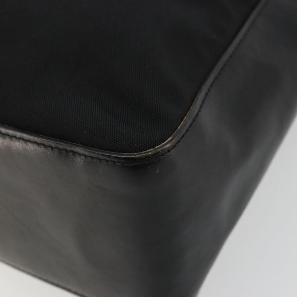 GUCCI Shoulder Bag Nylon Black Silver 001 3766 2123 Auth bs34556