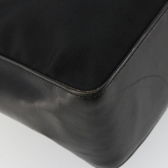 GUCCI Shoulder Bag Nylon Black Silver 001 3766 2123 Auth bs34556