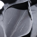 GUCCI Shoulder Bag Nylon Black Silver 001 3766 2123 Auth bs34556-22