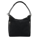 GUCCI Shoulder Bag Nylon Black Silver 001 3766 2123 Auth bs34556-2