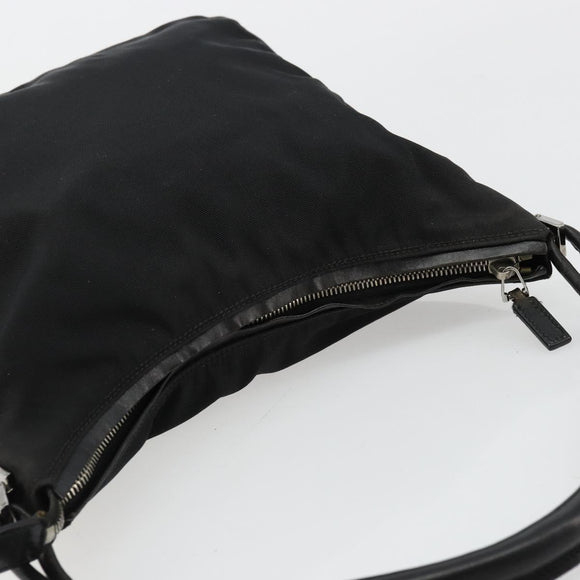 GUCCI Shoulder Bag Nylon Black Silver 001 3766 2123 Auth bs34556