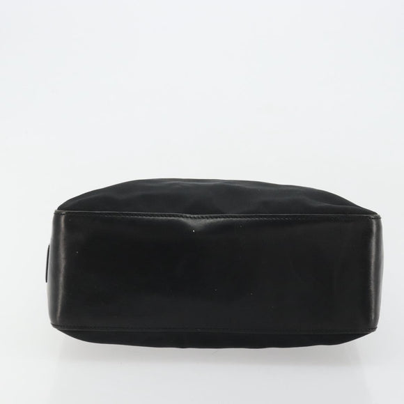 GUCCI Shoulder Bag Nylon Black Silver 001 3766 2123 Auth bs34556