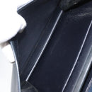 Christian Dior Shoulder Bag Leather Navy Gold Auth bs34558-20