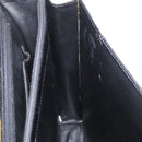 BALLY Business Bag Leather Black Gold Auth bs34560-21