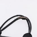 Miu Miu Tote Bag Leather Black Gold Auth bs34561-8
