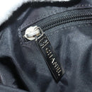 CHANEL Sports Line Shoulder Bag Canvas White Silver CC Auth bs34562-22