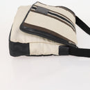 CHANEL Sports Line Shoulder Bag Canvas White Silver CC Auth bs34562-3