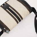 CHANEL Sports Line Shoulder Bag Canvas White Silver CC Auth bs34562-6