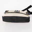 CHANEL Sports Line Shoulder Bag Canvas White Silver CC Auth bs34562-5