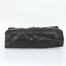 CHANEL Chain Matelasse 2.55 Shoulder Bag Patent leather Black CC Auth bs34563-11