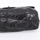 CHANEL Chain Matelasse 2.55 Shoulder Bag Patent leather Black CC Auth bs34563-13