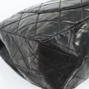 CHANEL Chain Matelasse 2.55 Shoulder Bag Patent leather Black CC Auth bs34563-15