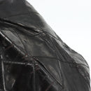 CHANEL Chain Matelasse 2.55 Shoulder Bag Patent leather Black CC Auth bs34563-20