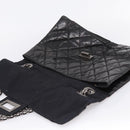 CHANEL Chain Matelasse 2.55 Shoulder Bag Patent leather Black CC Auth bs34563-20