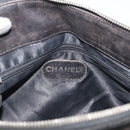 CHANEL Chain Shoulder Bag Patent leather Black Silver CC Auth bs34564-18