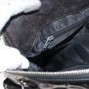 CHANEL Chain Shoulder Bag Patent leather Black Silver CC Auth bs34564-22