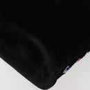 Salvatore Ferragamo Tote Bag Velor Black Silver Auth bs34565A-16