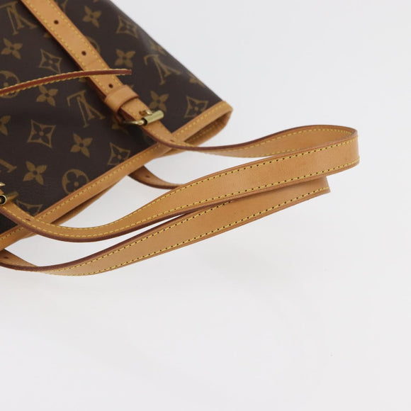 LOUIS VUITTON Monogram Bucket GM Shoulder Bag M42236 LV Auth bs34568