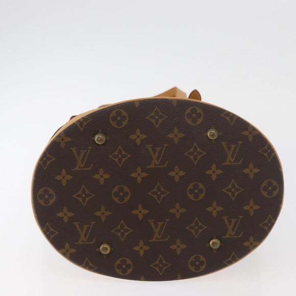 LOUIS VUITTON Monogram Bucket GM Shoulder Bag M42236 LV Auth bs34568