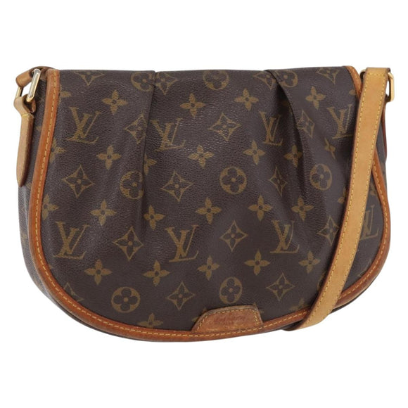 LOUIS VUITTON Monogram Menilmontant PM Shoulder Bag M40474 LV Auth bs34570