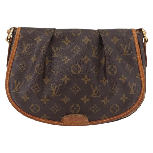 LOUIS VUITTON Monogram Menilmontant PM Shoulder Bag M40474 LV Auth bs34570