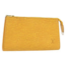 LOUIS VUITTON Epi Pochette Accessoires Pouch Yellow M52949 LV Auth bs34573-1
