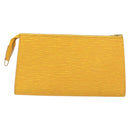 LOUIS VUITTON Epi Pochette Accessoires Pouch Yellow M52949 LV Auth bs34573-3