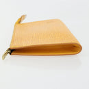 LOUIS VUITTON Epi Pochette Accessoires Pouch Yellow M52949 LV Auth bs34573-5