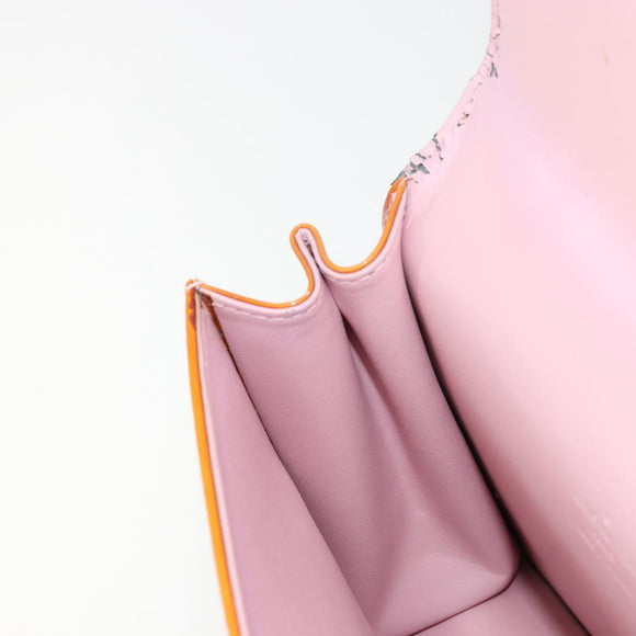 LOUIS VUITTON Vernis Spring Street Bag Marshmallow Pink M91033 LV Auth bs34576