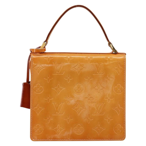 LOUIS VUITTON Vernis Spring Street Bag Marshmallow Pink M91033 LV Auth bs34576