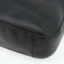 GUCCI Bamboo Shoulder Bag Leather 2way Black Gold 001 2404 1577 Auth bs34581-15