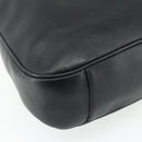 GUCCI Bamboo Shoulder Bag Leather 2way Black Gold 001 2404 1577 Auth bs34581-16
