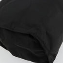 PRADA Chain Hand Bag Nylon Black Gold Auth bs34582-16
