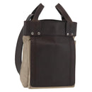 GUCCI Shoulder Bag Canvas Beige Silver 106300 Auth bs34588-1