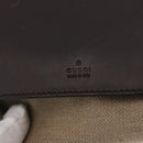 GUCCI Shoulder Bag Canvas Beige Silver 106300 Auth bs34588-18