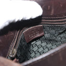 GUCCI Shoulder Bag Canvas Beige Silver 106300 Auth bs34588-19
