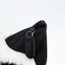 GUCCI Bamboo Hand Bag Nylon Black Silver 002 2854 0412 5 Auth bs34591-15