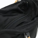 GUCCI Bamboo Hand Bag Nylon Black Silver 002 2854 0412 5 Auth bs34591-6