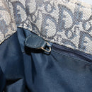 Christian Dior Trotter Canvas Tote Bag Navy Gold Auth bs34597A-19