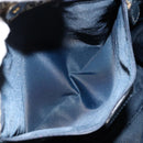 Christian Dior Trotter Canvas Tote Bag Navy Gold Auth bs34597A-20