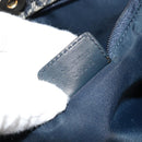 Christian Dior Trotter Canvas Tote Bag Navy Gold Auth bs34597A-21