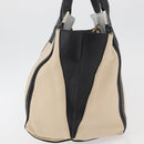 Chloe Tote Bag Leather Beige Gold Auth bs34598A-3